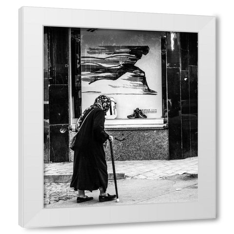 Speed A??A??Up White Modern Wood Framed Art Print by Mousavi, Behnam