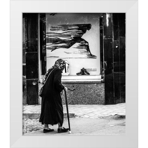 Speed A??A??Up White Modern Wood Framed Art Print by Mousavi, Behnam