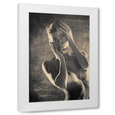 Untitled White Modern Wood Framed Art Print by Liporace, Riccardo