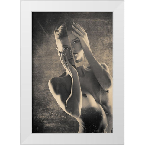 Untitled White Modern Wood Framed Art Print by Liporace, Riccardo