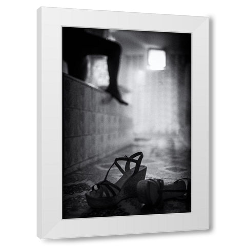 Bring Forth Ye Shadow White Modern Wood Framed Art Print by Pergioudakis, Manos