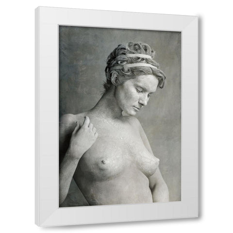 Untitled White Modern Wood Framed Art Print by Smirnov, Sergei