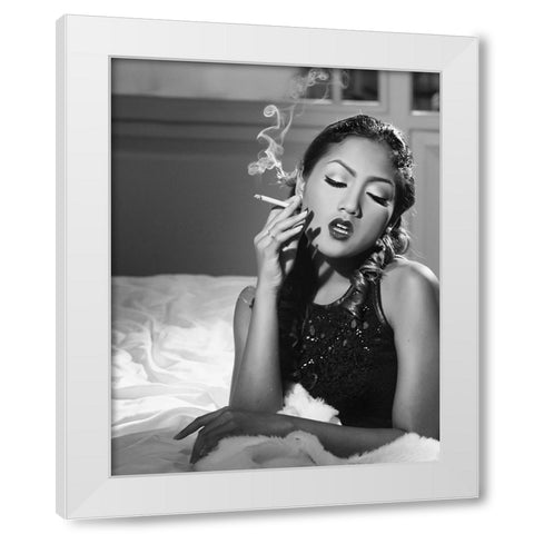 Take Me In Your Arms -Series White Modern Wood Framed Art Print by Sugiarto, Yansen