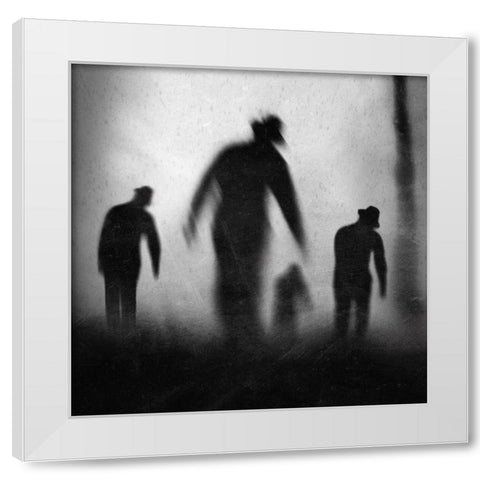 Untitled White Modern Wood Framed Art Print by Satriani, Jay