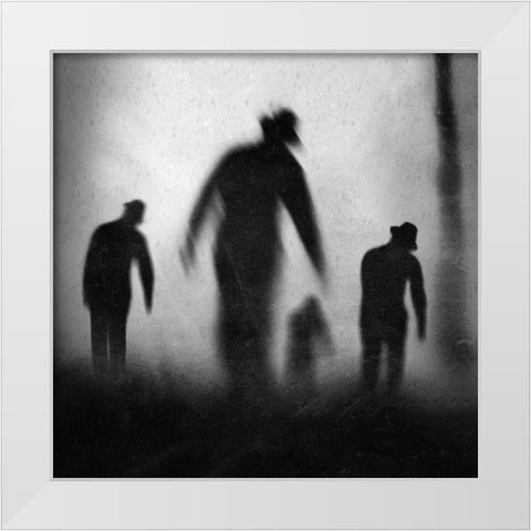 Untitled White Modern Wood Framed Art Print by Satriani, Jay