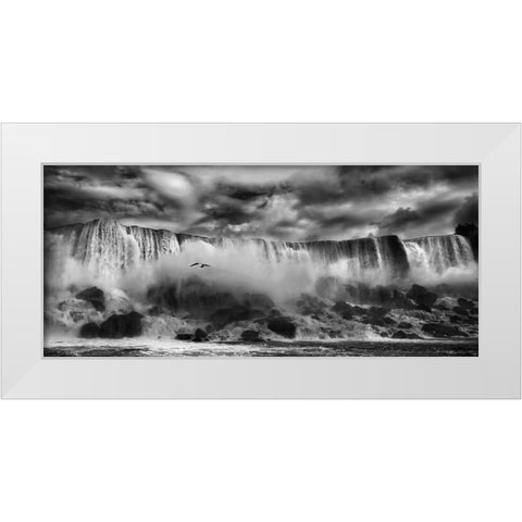 Beauty Unbound !! White Modern Wood Framed Art Print by Depaepe, Yvette