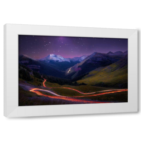 Ascendancy White Modern Wood Framed Art Print by Franta, Taylor