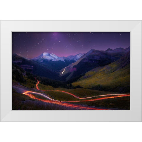 Ascendancy White Modern Wood Framed Art Print by Franta, Taylor
