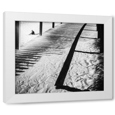 Back In Your Box White Modern Wood Framed Art Print by Mexia, Laura