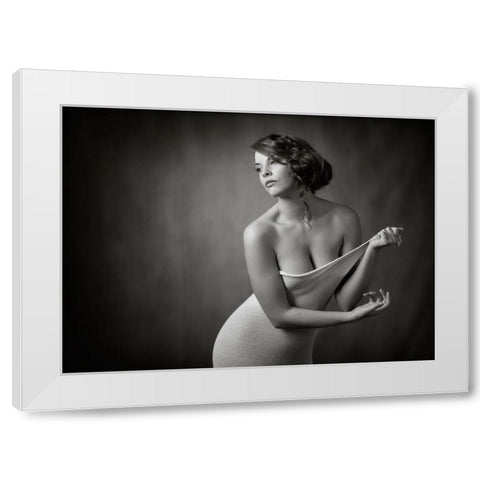 Hollie White Modern Wood Framed Art Print by Catchlight Studio