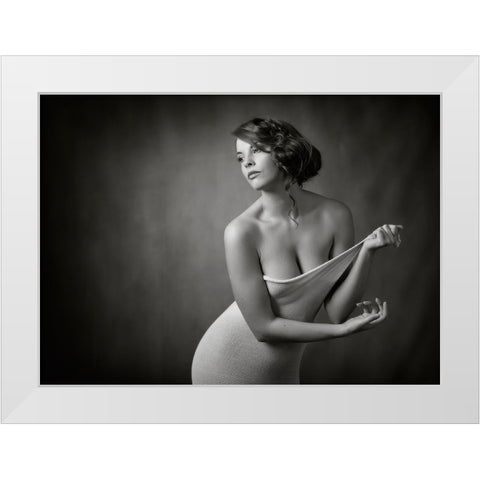 Hollie White Modern Wood Framed Art Print by Catchlight Studio