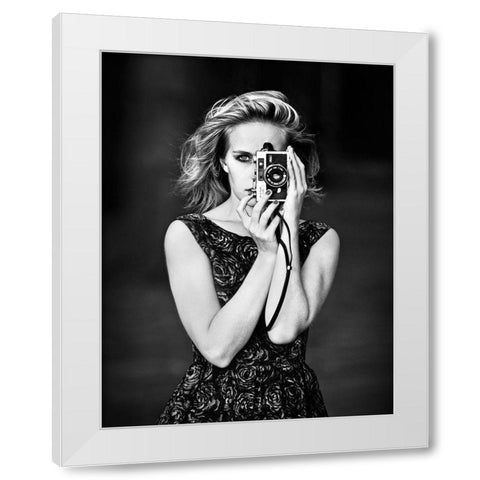 Photography White Modern Wood Framed Art Print by Hur, Lars