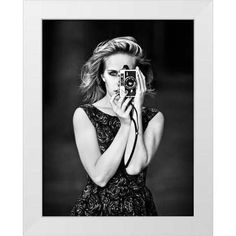 Photography White Modern Wood Framed Art Print by Hur, Lars