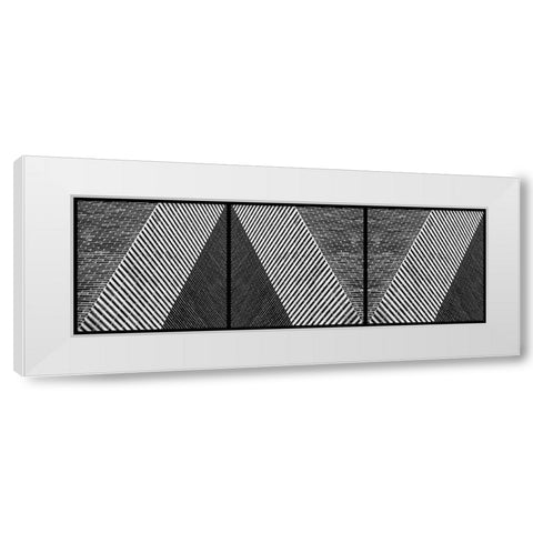 Rolling Dice White Modern Wood Framed Art Print by Abrantes, Paulo