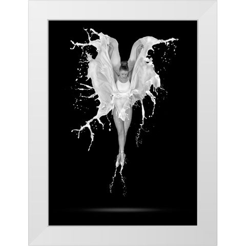 Creme De Le Creme White Modern Wood Framed Art Print by Pentony MA, Pauline