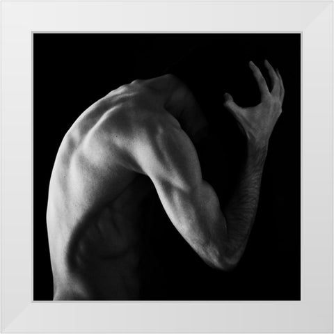 Into Black White Modern Wood Framed Art Print by Kostadinov, Bobby