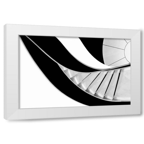 Stairway To Heaven White Modern Wood Framed Art Print by Correia, Rui