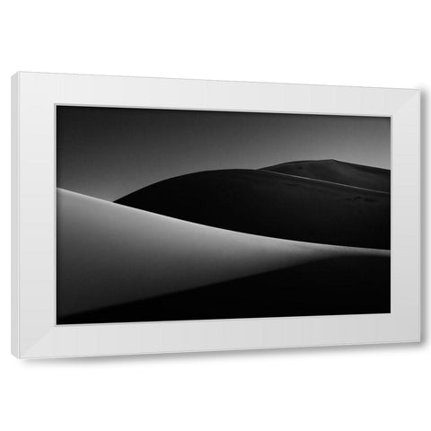 Dune Iii. White Modern Wood Framed Art Print by Kravanja, Jure