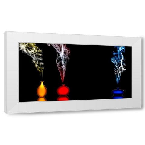 Individuality White Modern Wood Framed Art Print by Doyle, Renee
