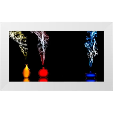Individuality White Modern Wood Framed Art Print by Doyle, Renee