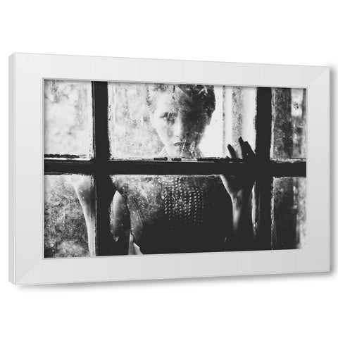 Trapped White Modern Wood Framed Art Print by Fauzi Nurulhamzah, Akhmad
