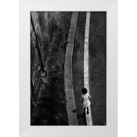 Lost White Modern Wood Framed Art Print by Drigny, Eric