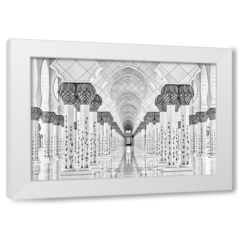 Kind Of Symmetry White Modern Wood Framed Art Print by Schilbe, Stefan