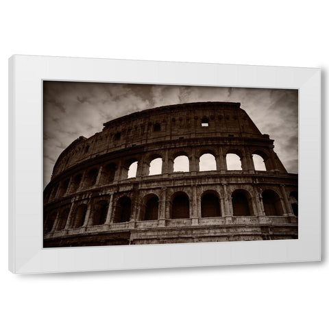 Colosseum White Modern Wood Framed Art Print by Nielsen, Stefan