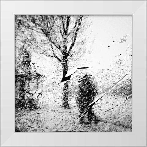 We Ll Stay Together White Modern Wood Framed Art Print by Tommi