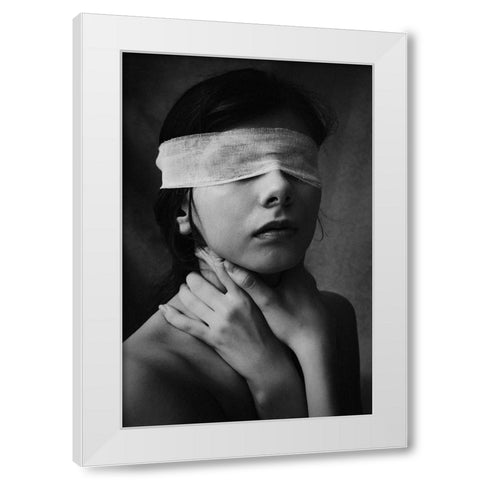 Vulnerable White Modern Wood Framed Art Print by Ignatova, Desislava