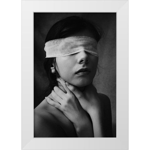 Vulnerable White Modern Wood Framed Art Print by Ignatova, Desislava