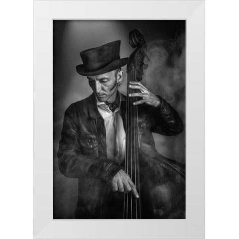 Jules 2 White Modern Wood Framed Art Print by Leyland, David
