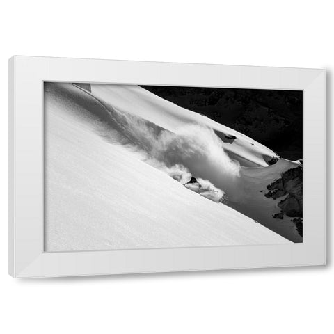 Cloud Of Snow White Modern Wood Framed Art Print by Sanne, Jakob