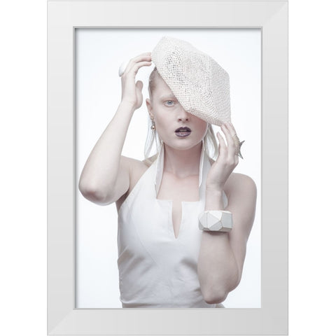 In The White Room White Modern Wood Framed Art Print by Nieuwerf, Bartjan
