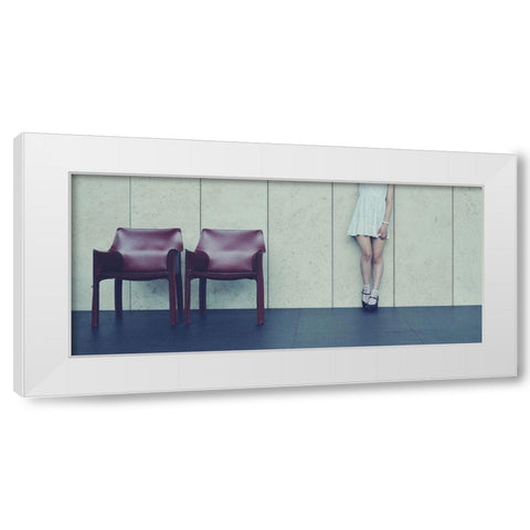 Museum White Modern Wood Framed Art Print by Amenomori, Keiichiro