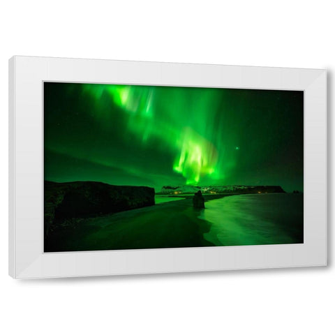 Sensual Dance White Modern Wood Framed Art Print by Martin Castan, David