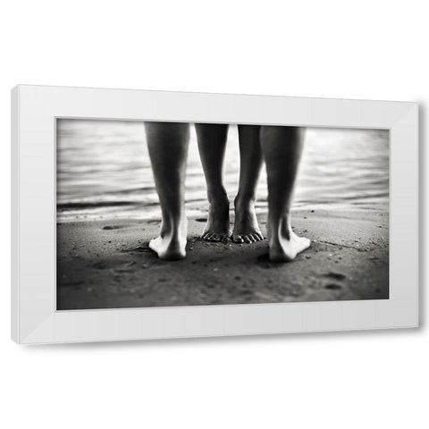 *** White Modern Wood Framed Art Print by Takh, Yulia