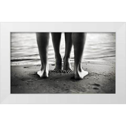 *** White Modern Wood Framed Art Print by Takh, Yulia