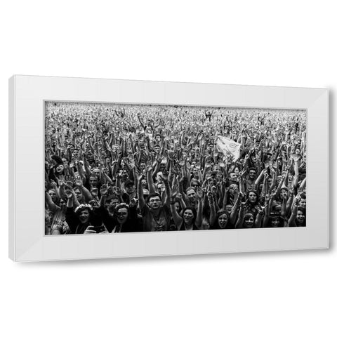 Human Forest White Modern Wood Framed Art Print by Valin, Alexandre