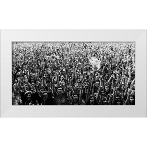 Human Forest White Modern Wood Framed Art Print by Valin, Alexandre