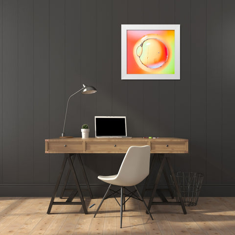 Eye Of Light White Modern Wood Framed Art Print by Zocchi, Alessandro