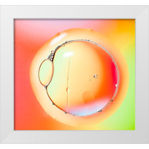 Eye Of Light White Modern Wood Framed Art Print by Zocchi, Alessandro