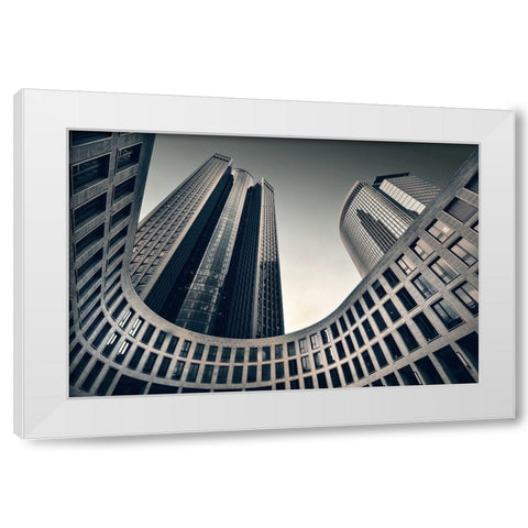 Tower 185 White Modern Wood Framed Art Print by Reichert, Renate