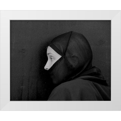A??Ghosta? White Modern Wood Framed Art Print by Huang, Ivan