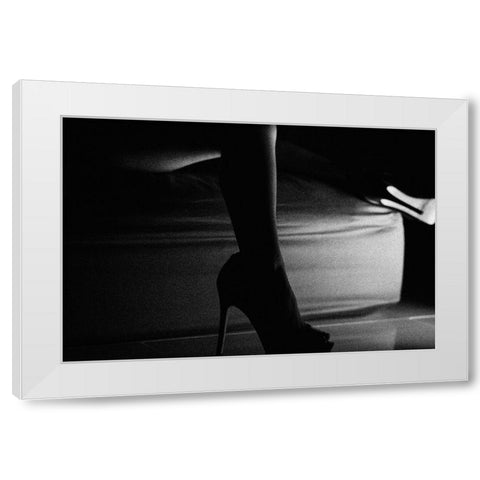 Late Night White Modern Wood Framed Art Print by Schottstaedt, Erik