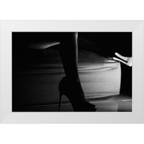 Late Night White Modern Wood Framed Art Print by Schottstaedt, Erik