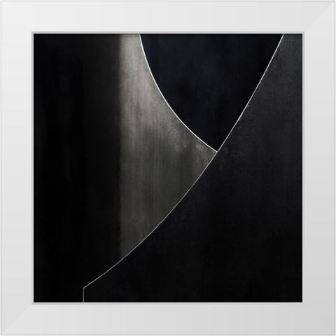 Ypsylon White Modern Wood Framed Art Print by Claes, Gilbert