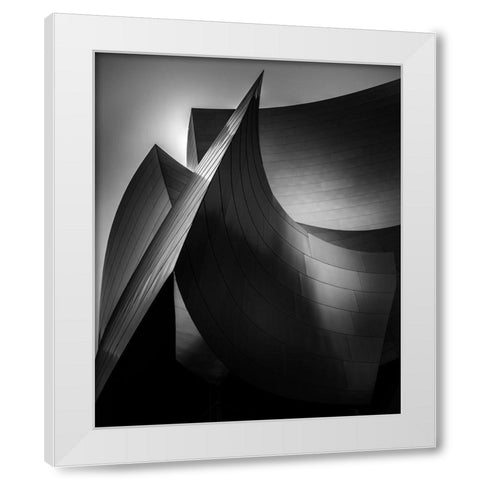 Fine Art White Modern Wood Framed Art Print by Ahmad, Walid