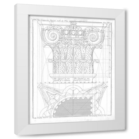 The Composite Capital White Modern Wood Framed Art Print by Langley, Batty