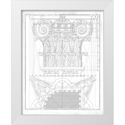 The Composite Capital White Modern Wood Framed Art Print by Langley, Batty
